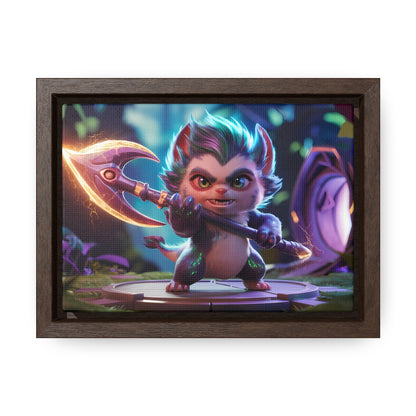 "Fierce Guardian of the Enchanted Forest" - Gallery Canvas Wraps, Horizontal Frame