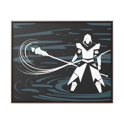 "Guardian of the Abyss" - Gallery Canvas Wraps, Horizontal Frame
