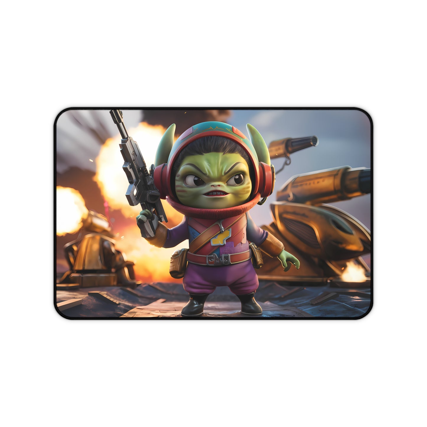 Galactic Rebel on the Battlefield - Desk Mat