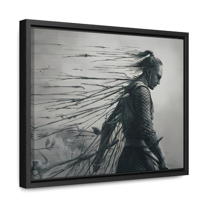 "Endurance in Silence" - Gallery Canvas Wraps, Horizontal Frame