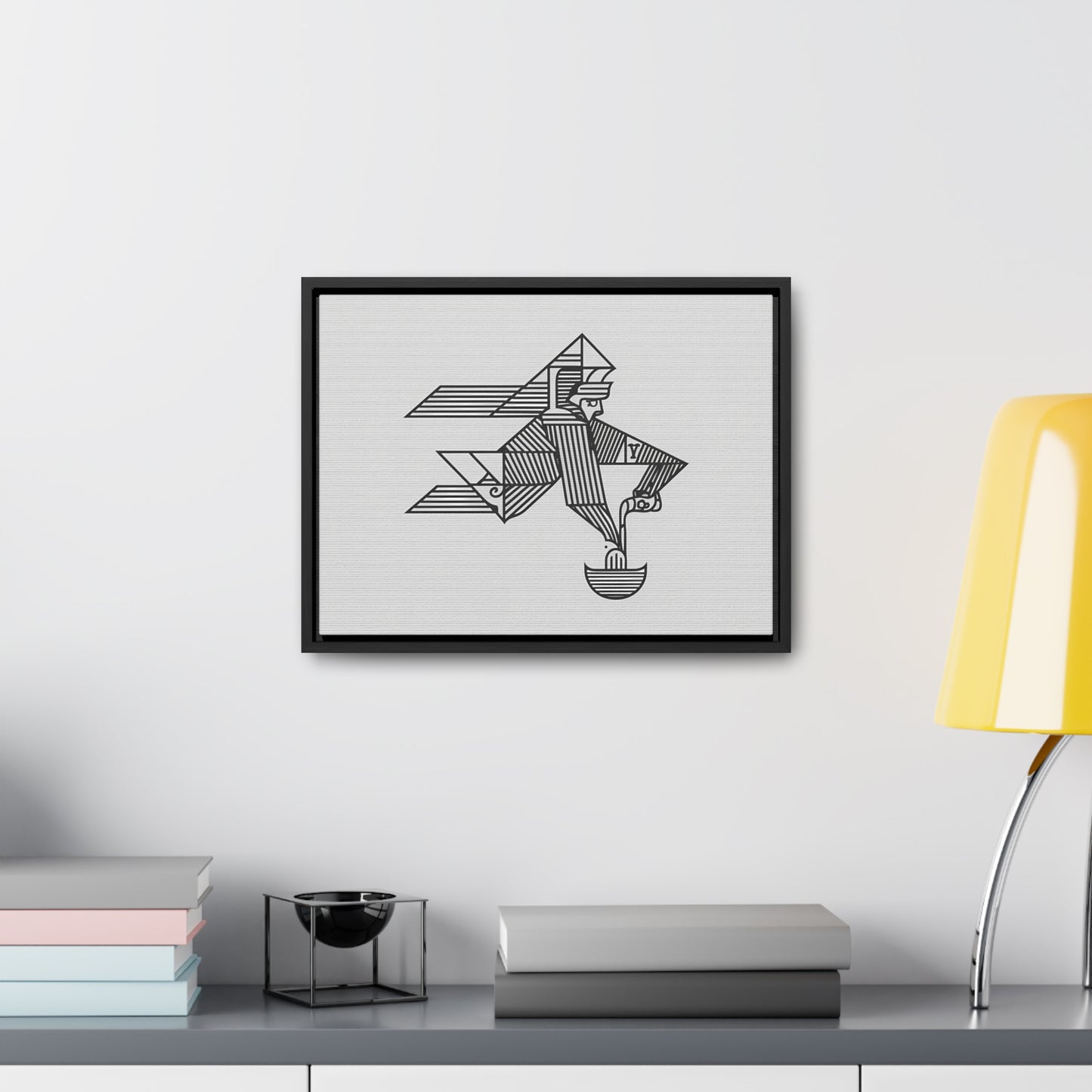 "The Water Bearer" - Gallery Canvas Wraps, Horizontal Frame