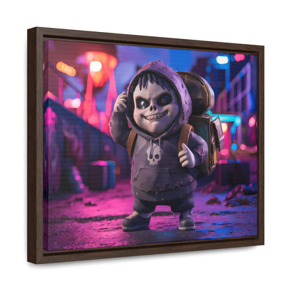 Midnight Mischief - Gallery Canvas Wraps, Horizontal Frame