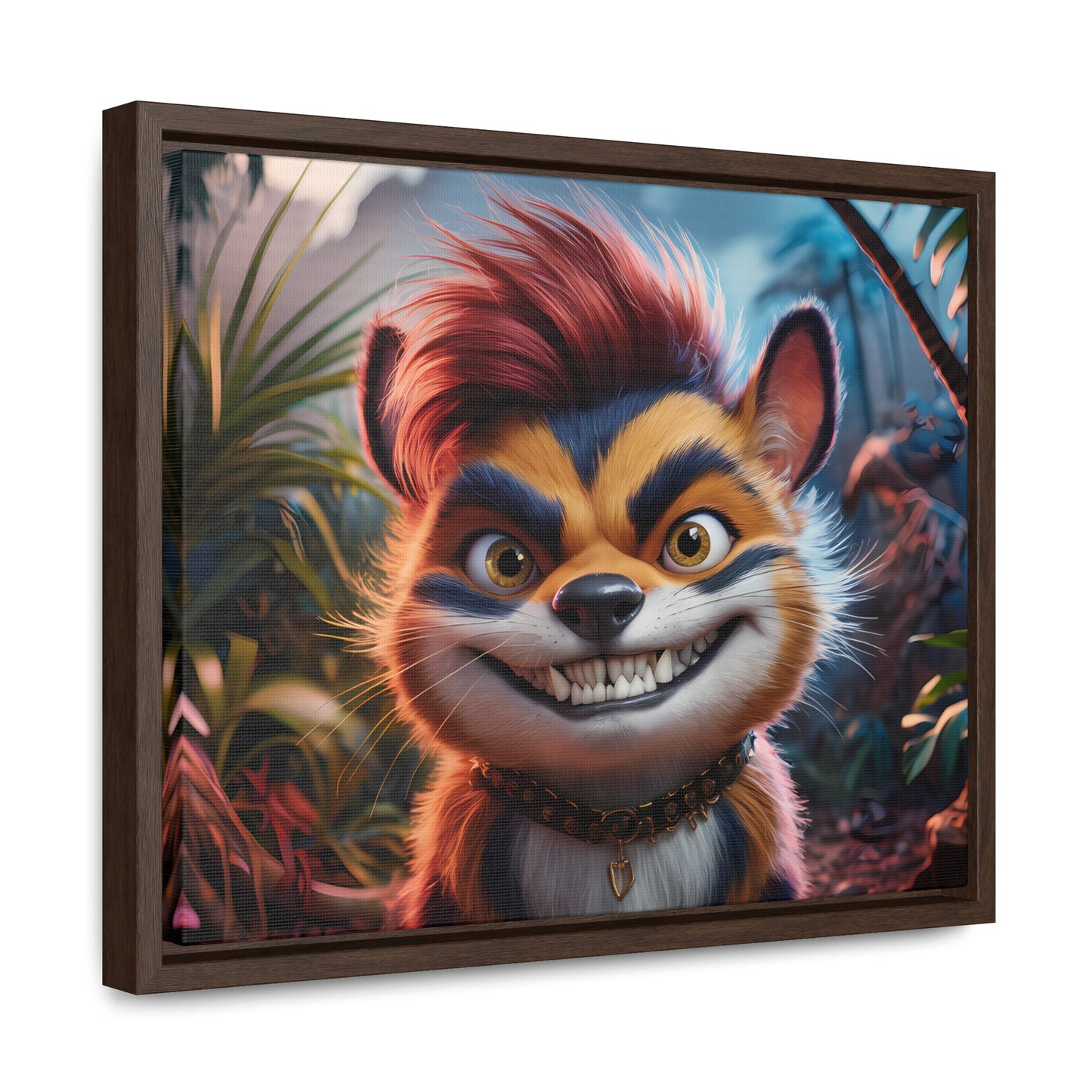 Rebel in the Jungle - Gallery Canvas Wraps, Horizontal Frame