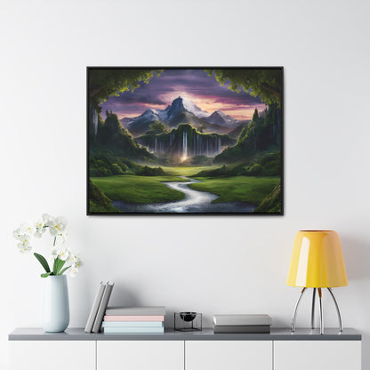 Loading Spinner in Progress - Gallery Canvas Wraps, Horizontal Frame
