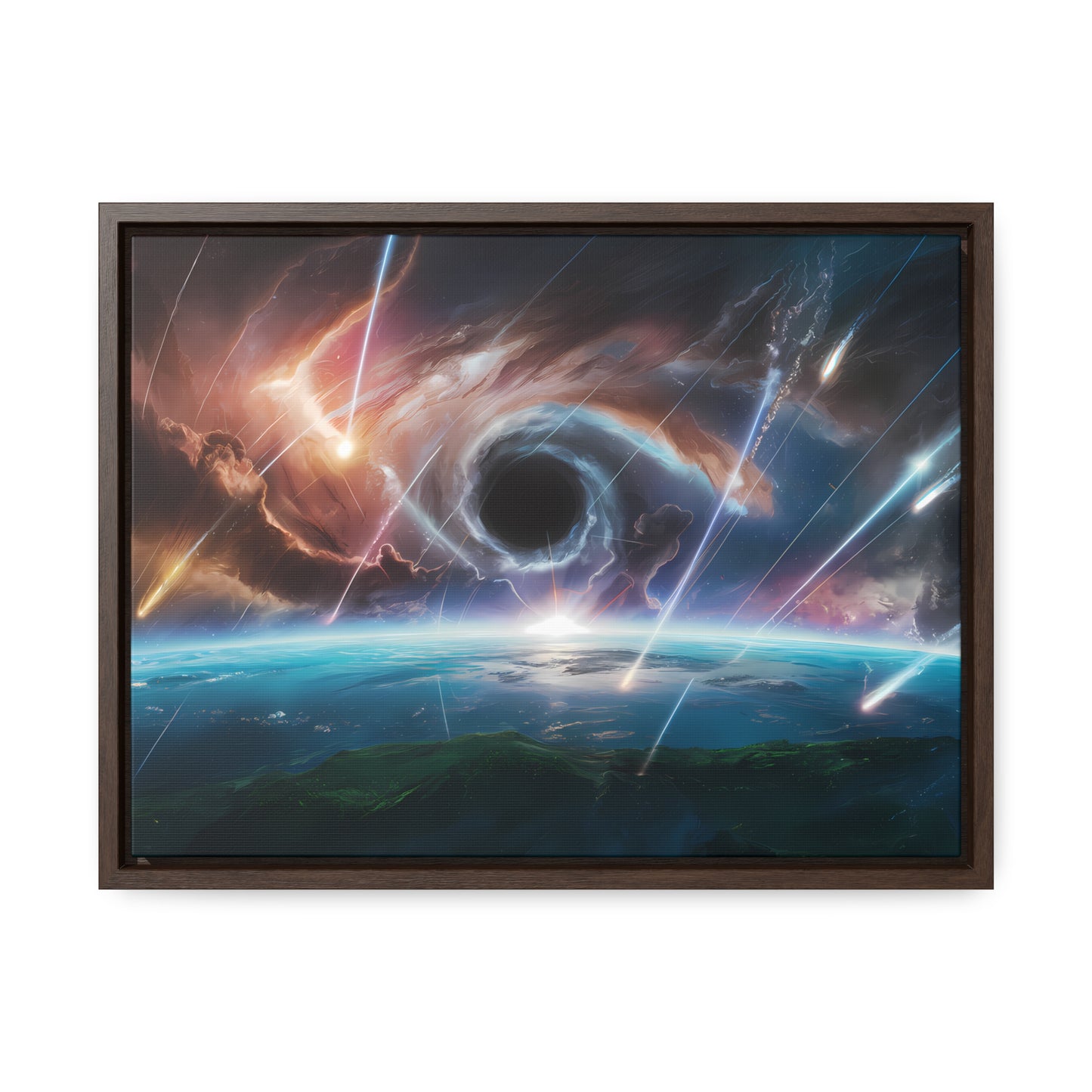 "The Eye of the Cosmic Storm" - Gallery Canvas Wraps, Horizontal Frame