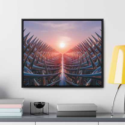 Path of Thorns at Sunrise - Gallery Canvas Wraps, Horizontal Frame