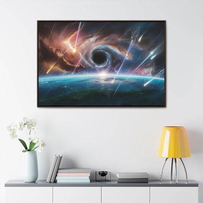 "The Eye of the Cosmic Storm" - Gallery Canvas Wraps, Horizontal Frame