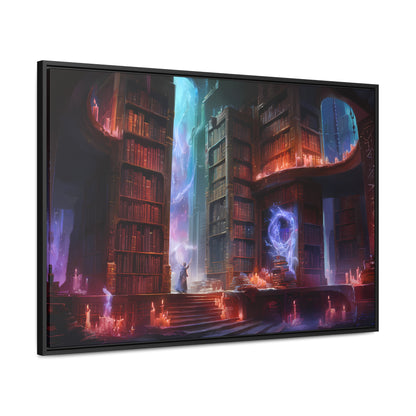 The Arcane Library of Eternal Wisdom - Gallery Canvas Wraps, Horizontal Frame