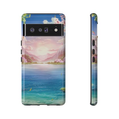 Serene Lake and Mountains - Smartphone Tough Cases