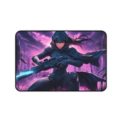 Silent Vengeance: Neon Knight - Desk Mat