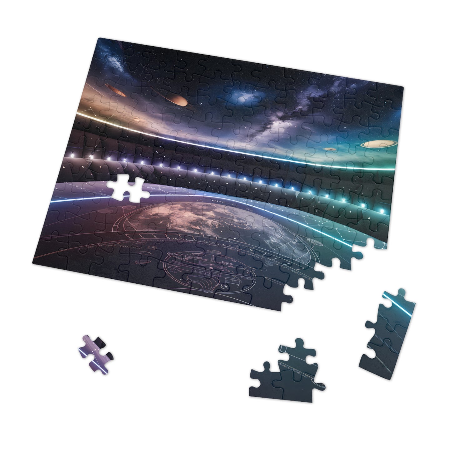 Stellar Observatory Interface - Jigsaw Puzzle (30, 110, 252, 500,1000-Piece)