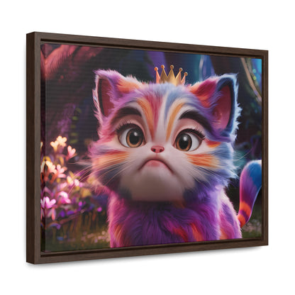 Regal Whiskers in the Enchanted Forest - Gallery Canvas Wraps, Horizontal Frame