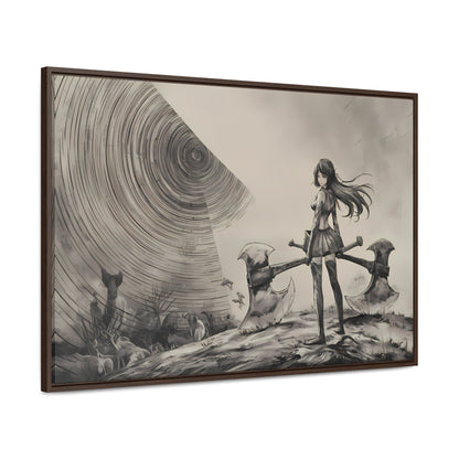 Echoes of the Abyss - Gallery Canvas Wraps, Horizontal Frame