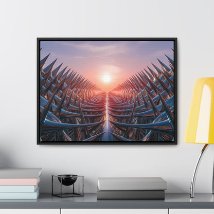 Path of Thorns at Sunrise - Gallery Canvas Wraps, Horizontal Frame