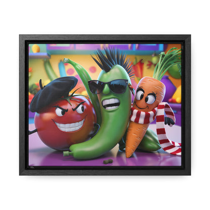 Veggie Rebels - Gallery Canvas Wraps, Horizontal Frame