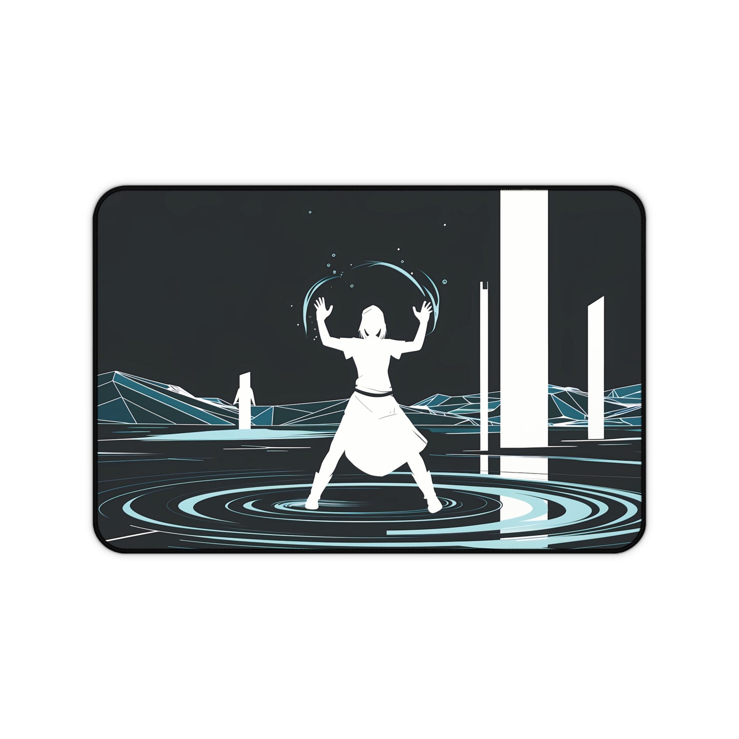 Geometric Water Mage Novice - Desk Mat