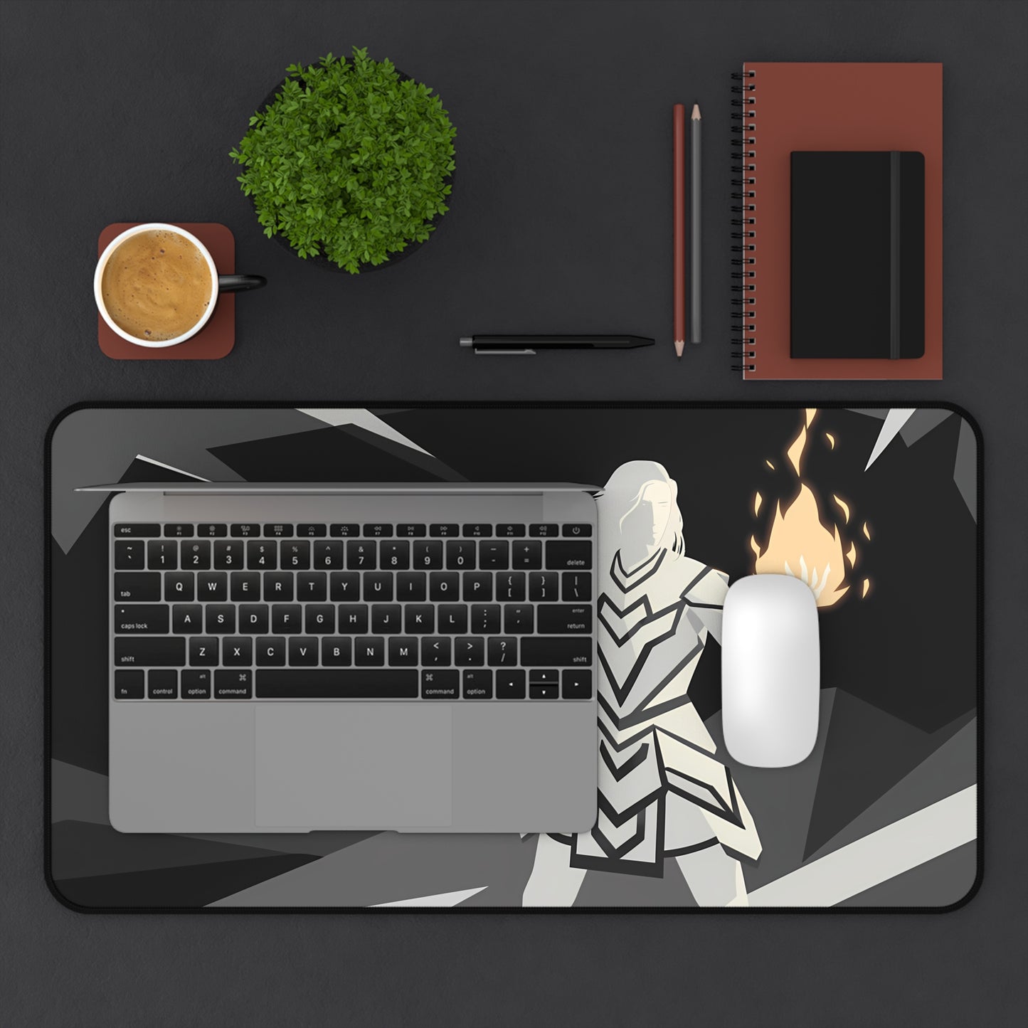 Master of the Luminous Flame - Desk Mat