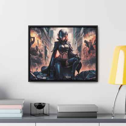 "Shadow of the Resistance" - Gallery Canvas Wraps, Horizontal Frame